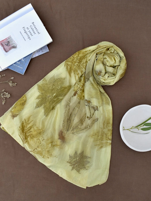 Eco-printed Silk Scarves