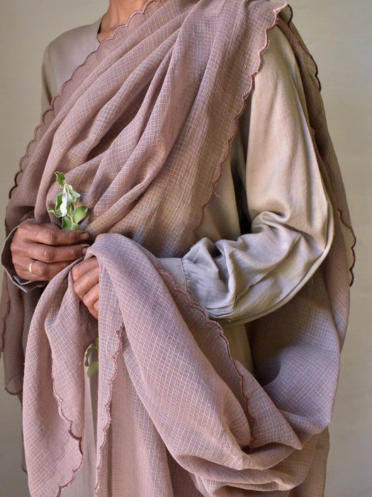 Embroidered Kota Dupatta