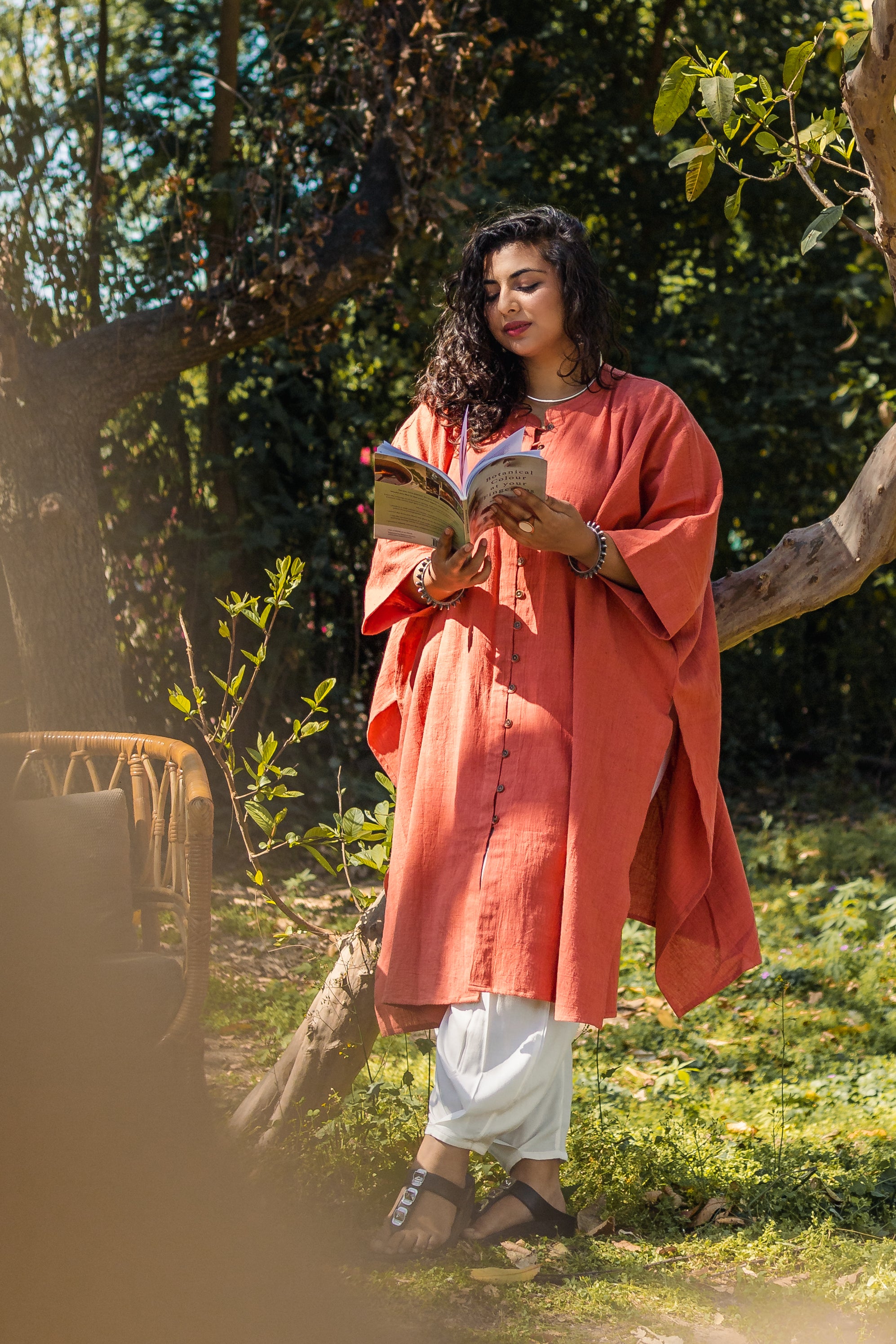 Seher Button Down Kaftan