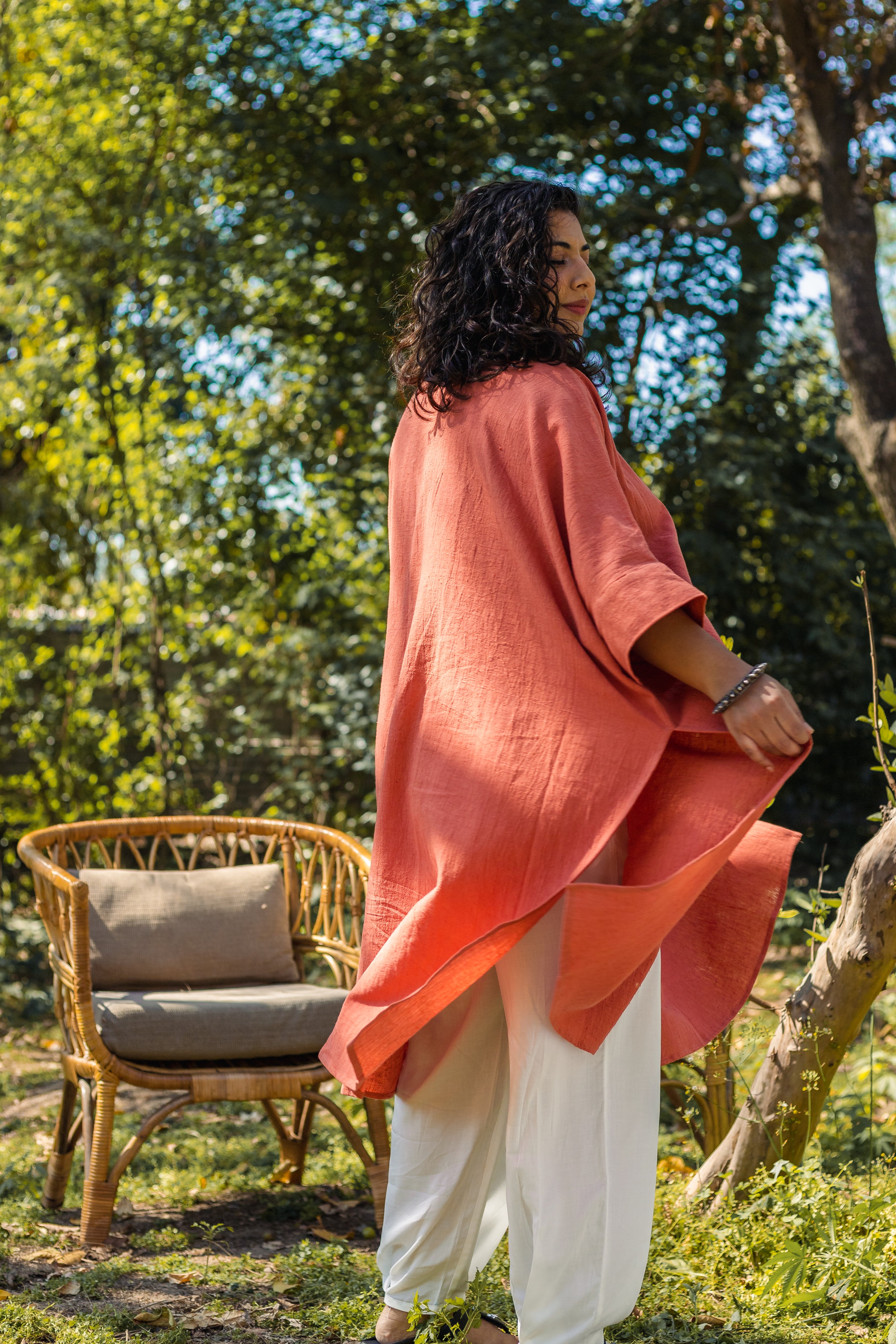 Seher Button Down Kaftan