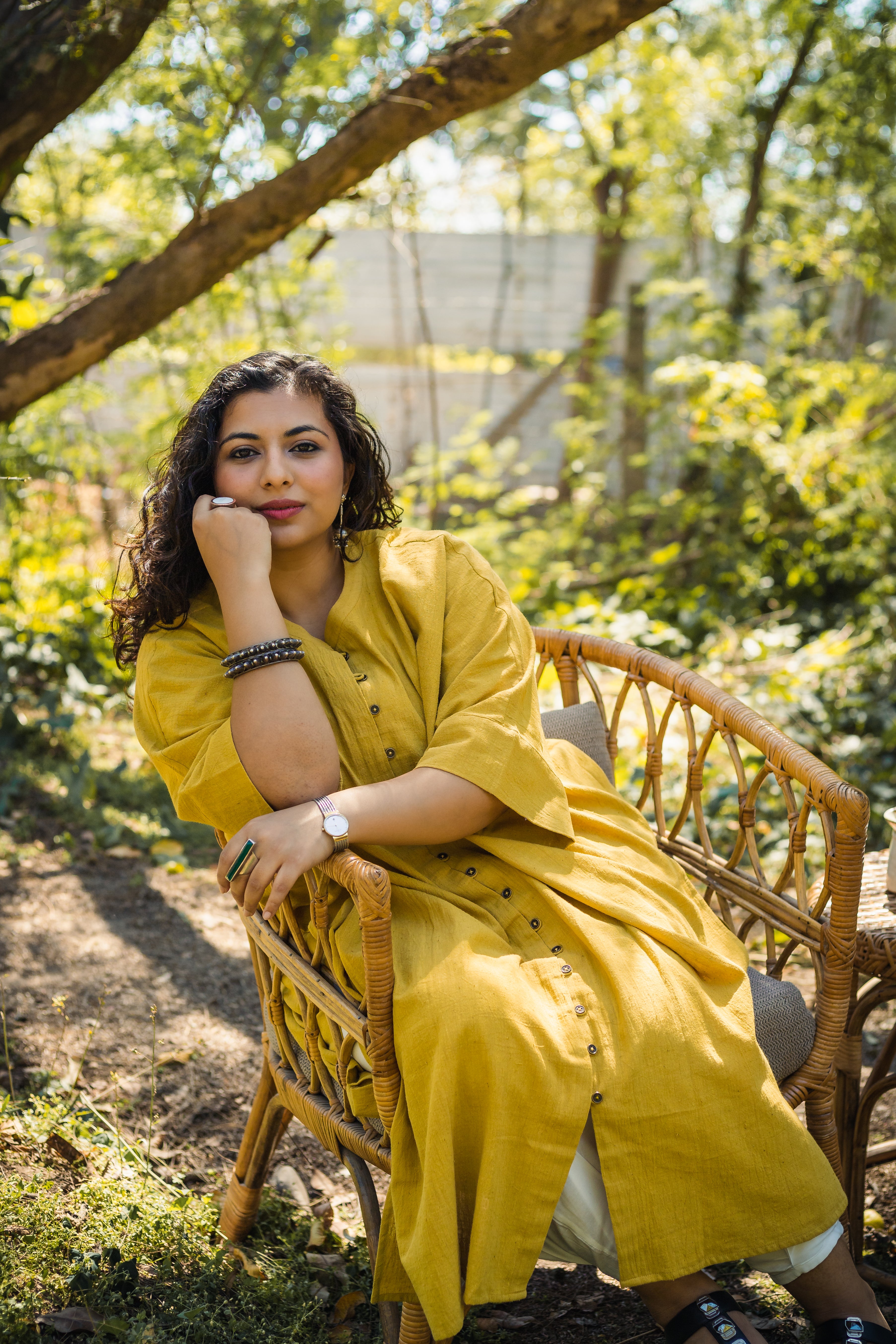 Seher Button Down Kaftan