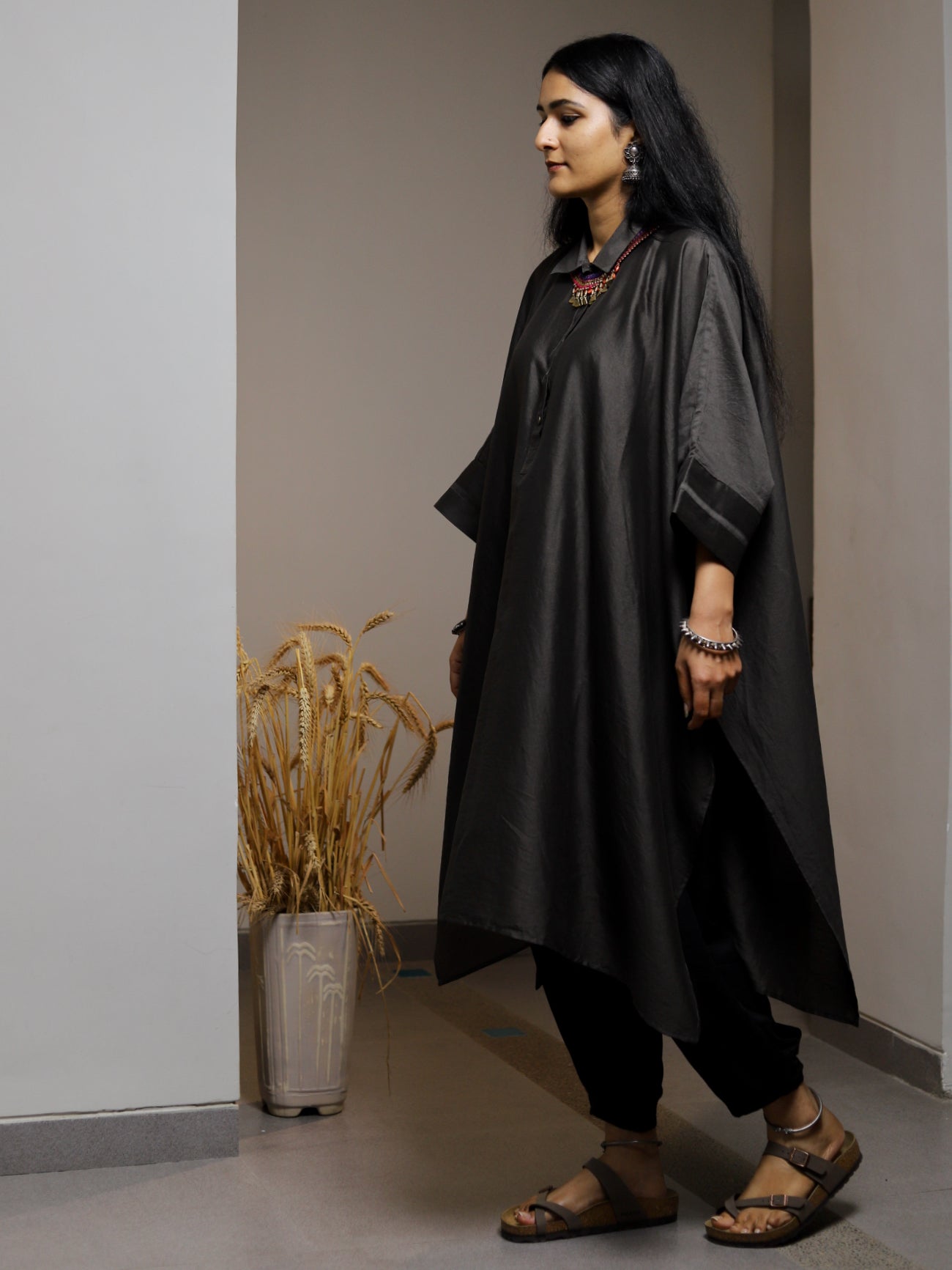 Roshan Chanderi Kaftan
