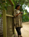 Surmai Eco-printed Kaftan Shirt