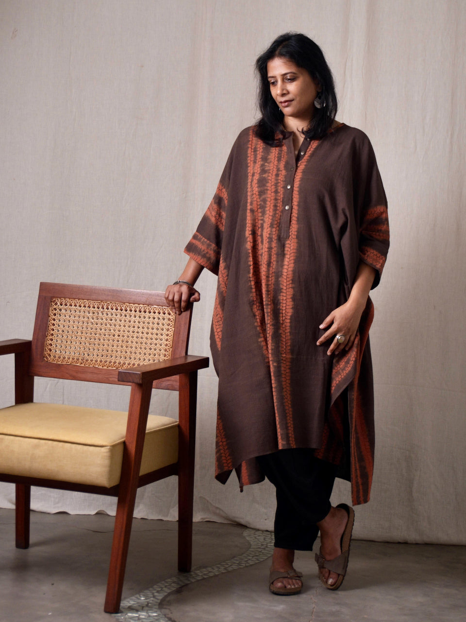 Tarini Shibori Kaftan