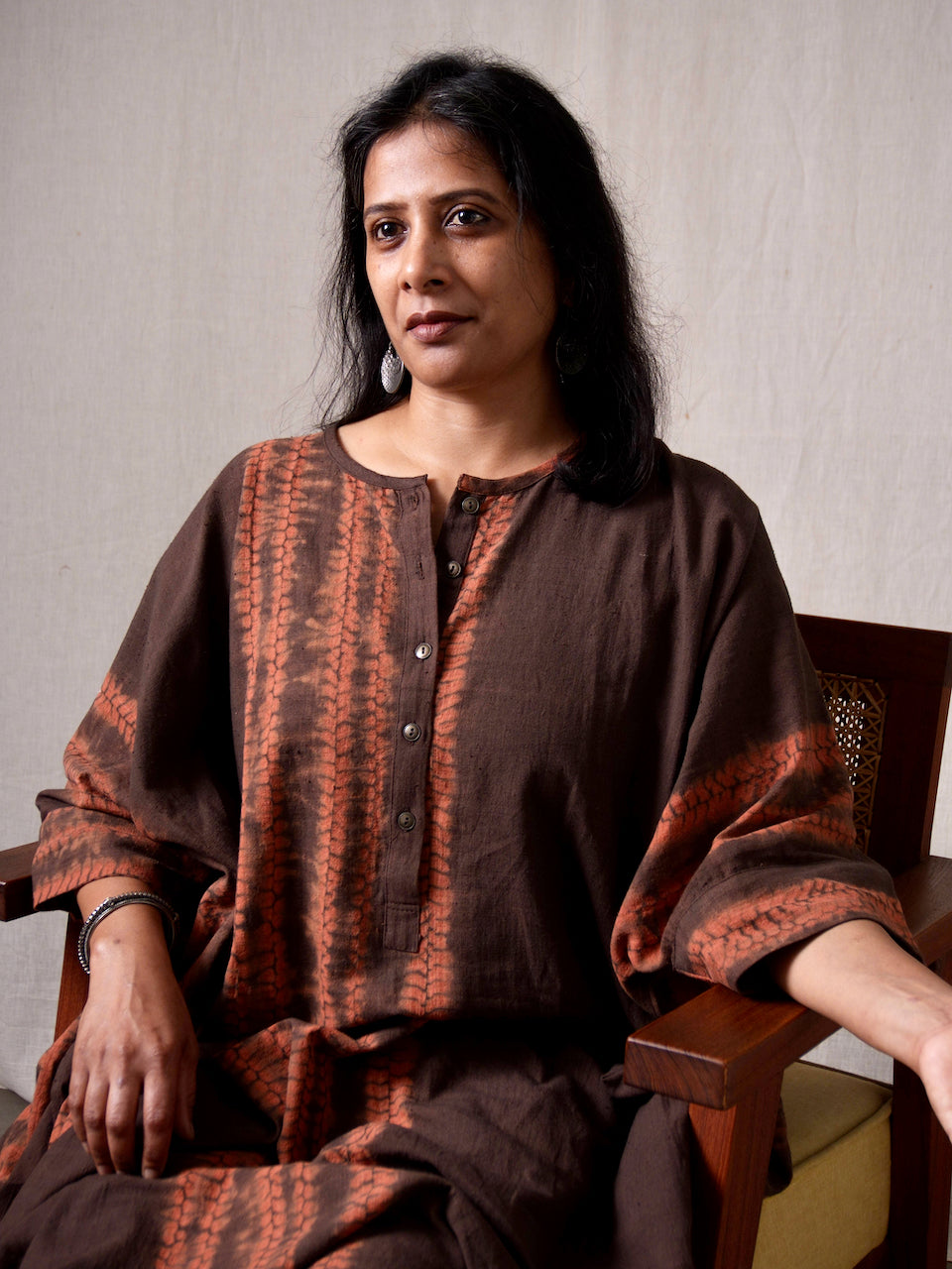Tarini Shibori Kaftan