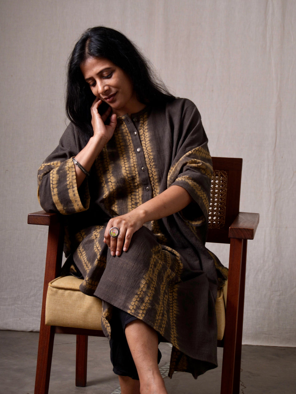 Tarini Shibori Kaftan