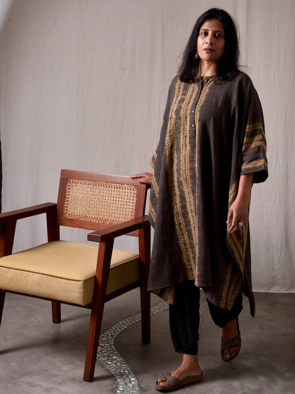 Tarini Shibori Kaftan