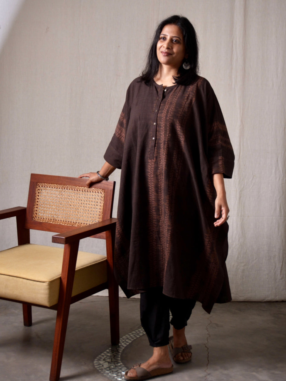 Tarini Shibori Kaftan