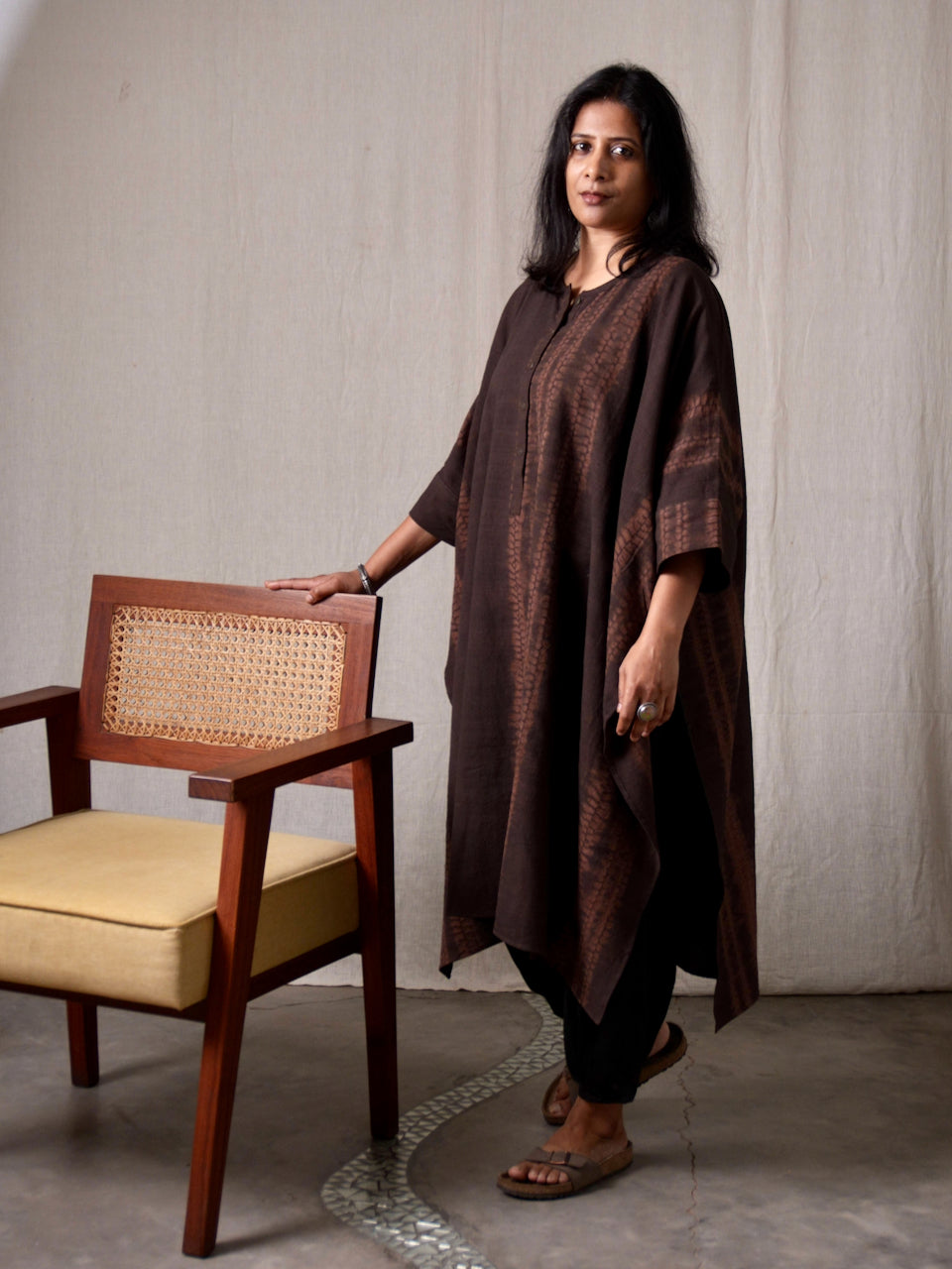 Tarini Shibori Kaftan