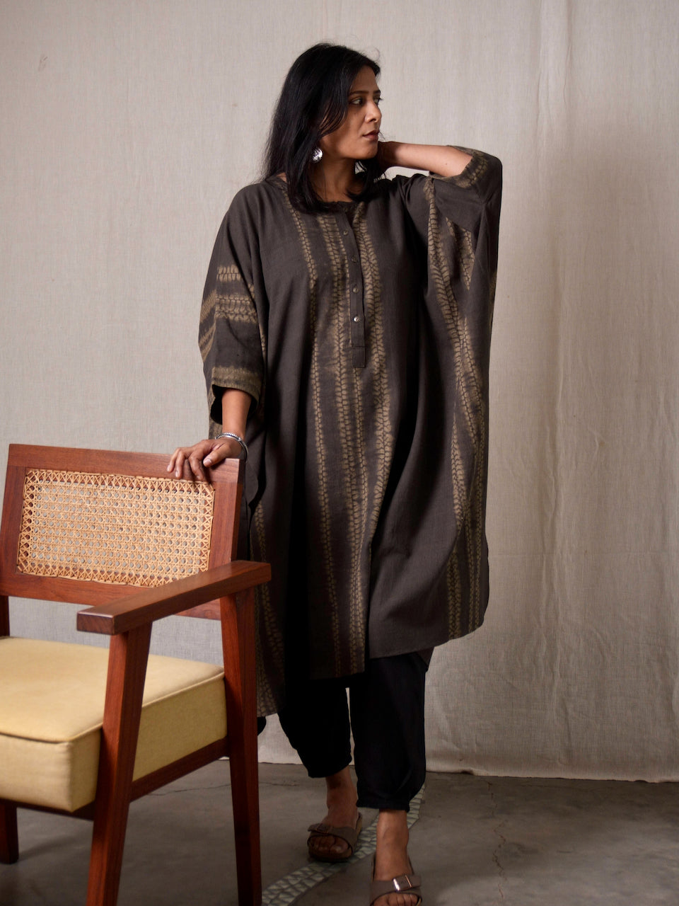 Tarini Shibori Kaftan
