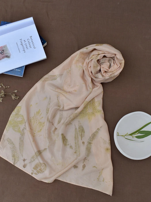 Eco-printed Silk Scarves