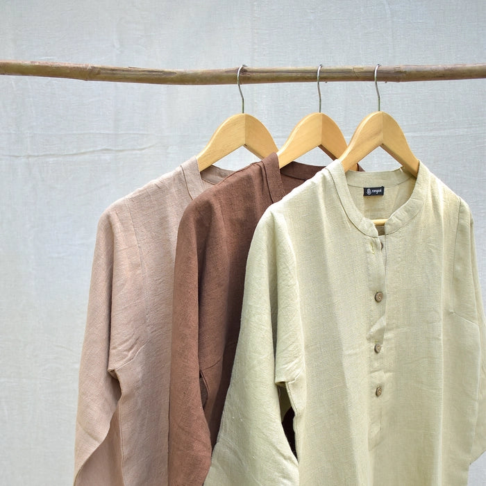 Rozana Linen Kurta