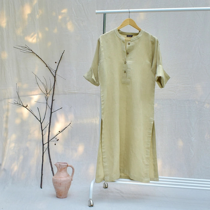 Rozana Linen Kurta