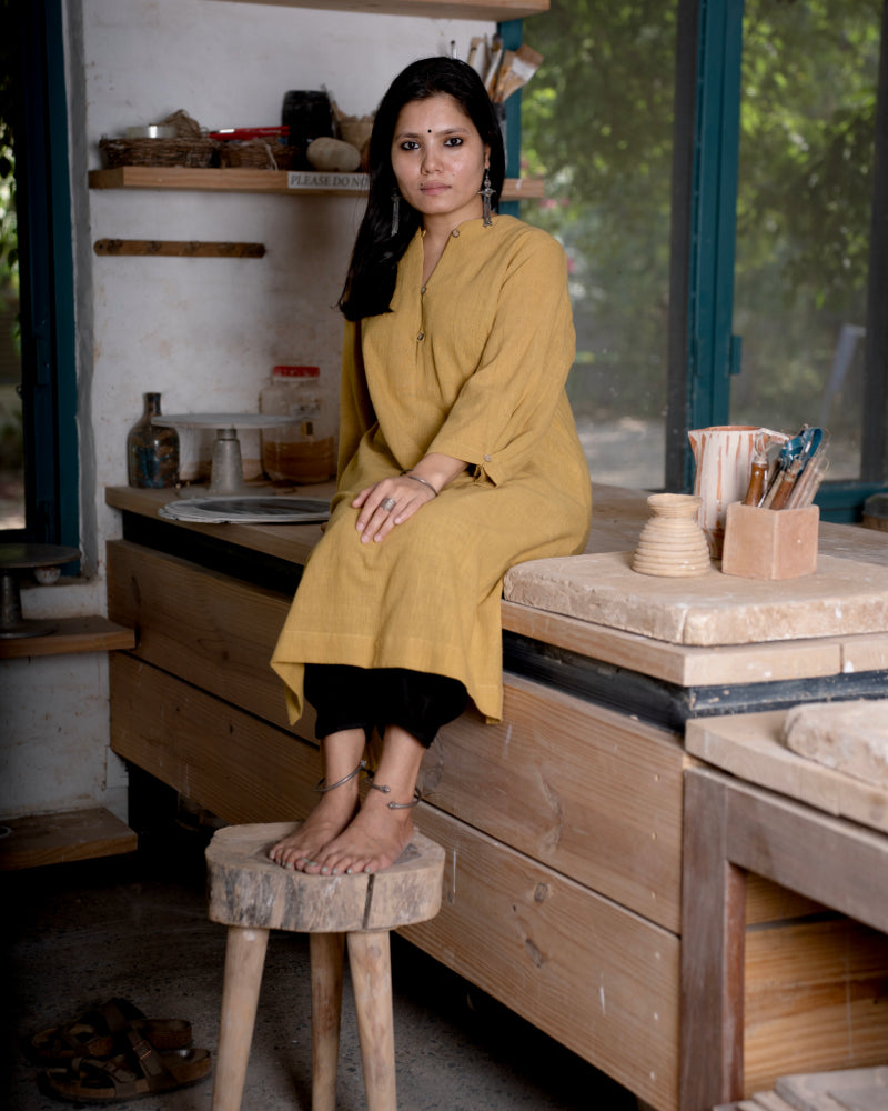 Parijat Earth Kurta