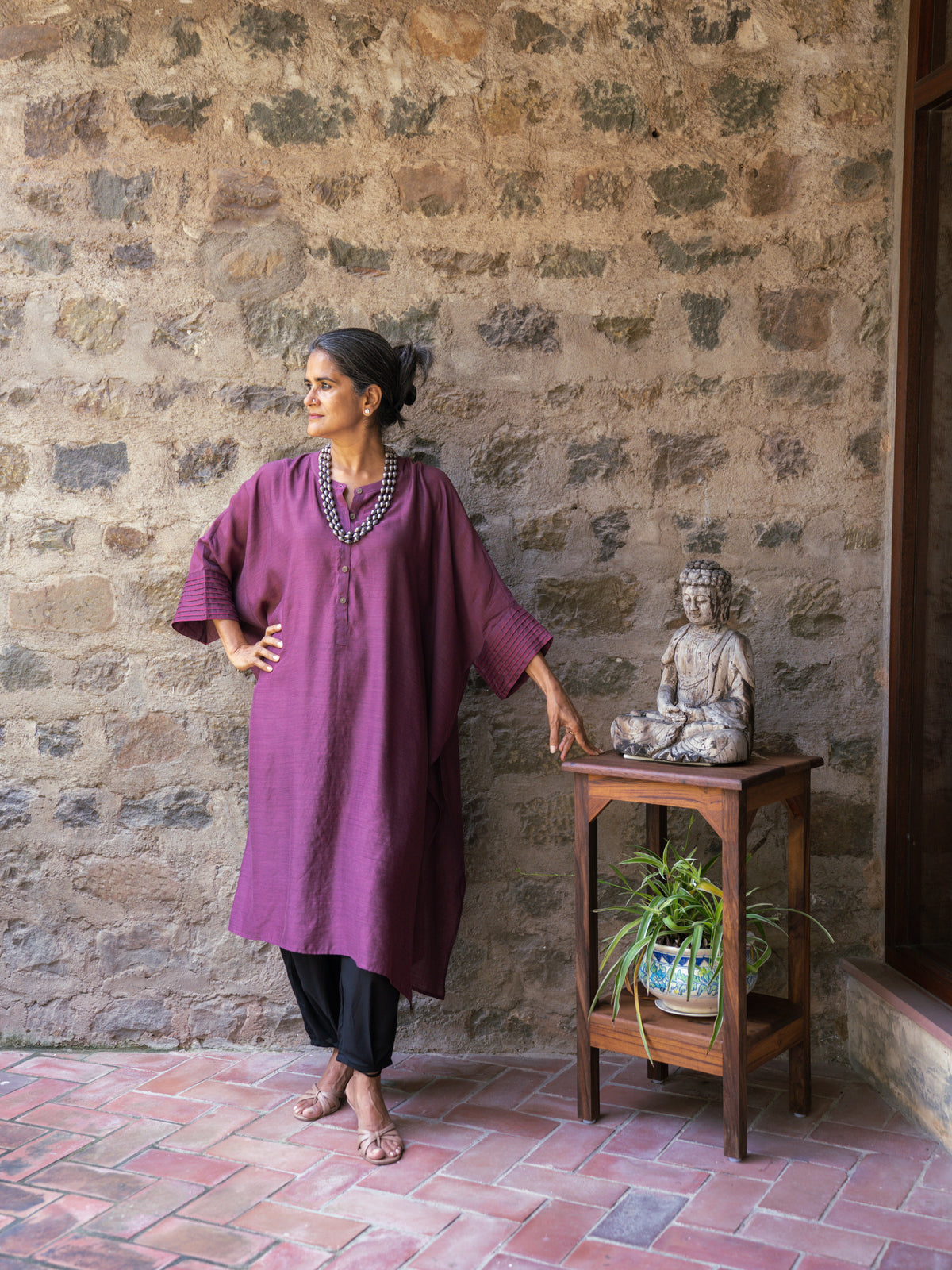 Firdaus Silk Kaftan