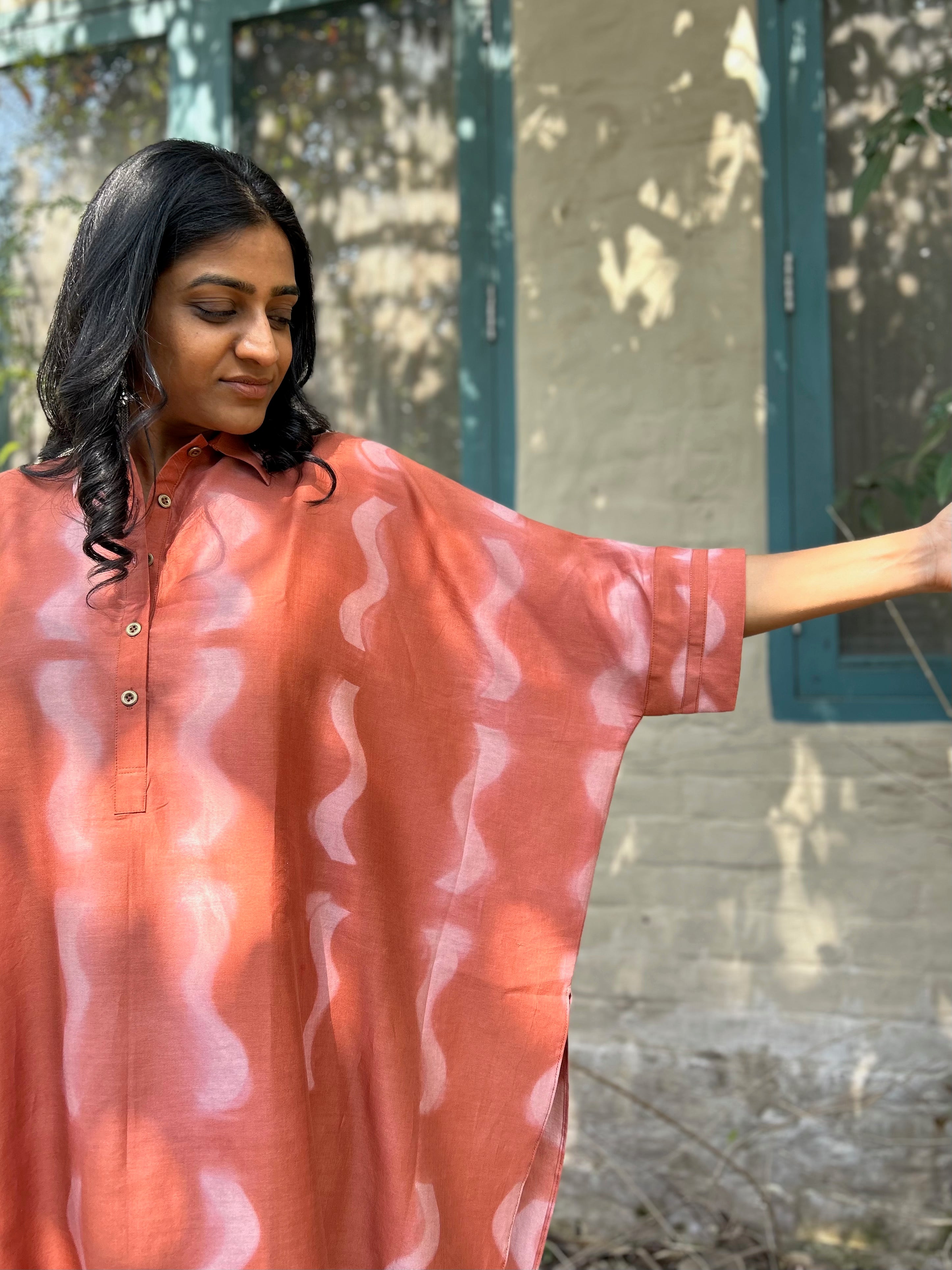 Tarana Chanderi Kaftan