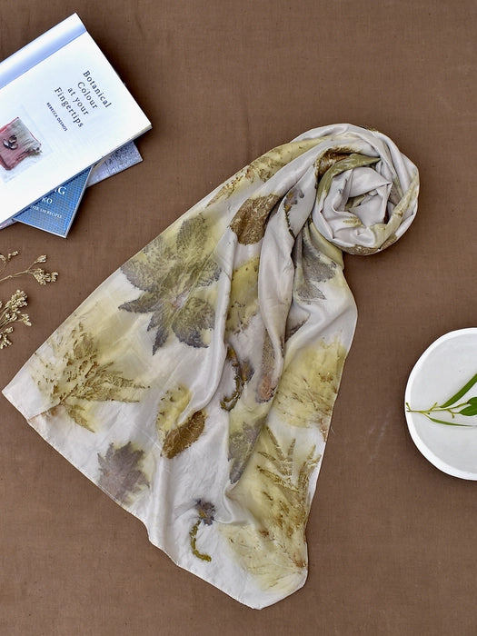 Eco-printed Silk Scarves