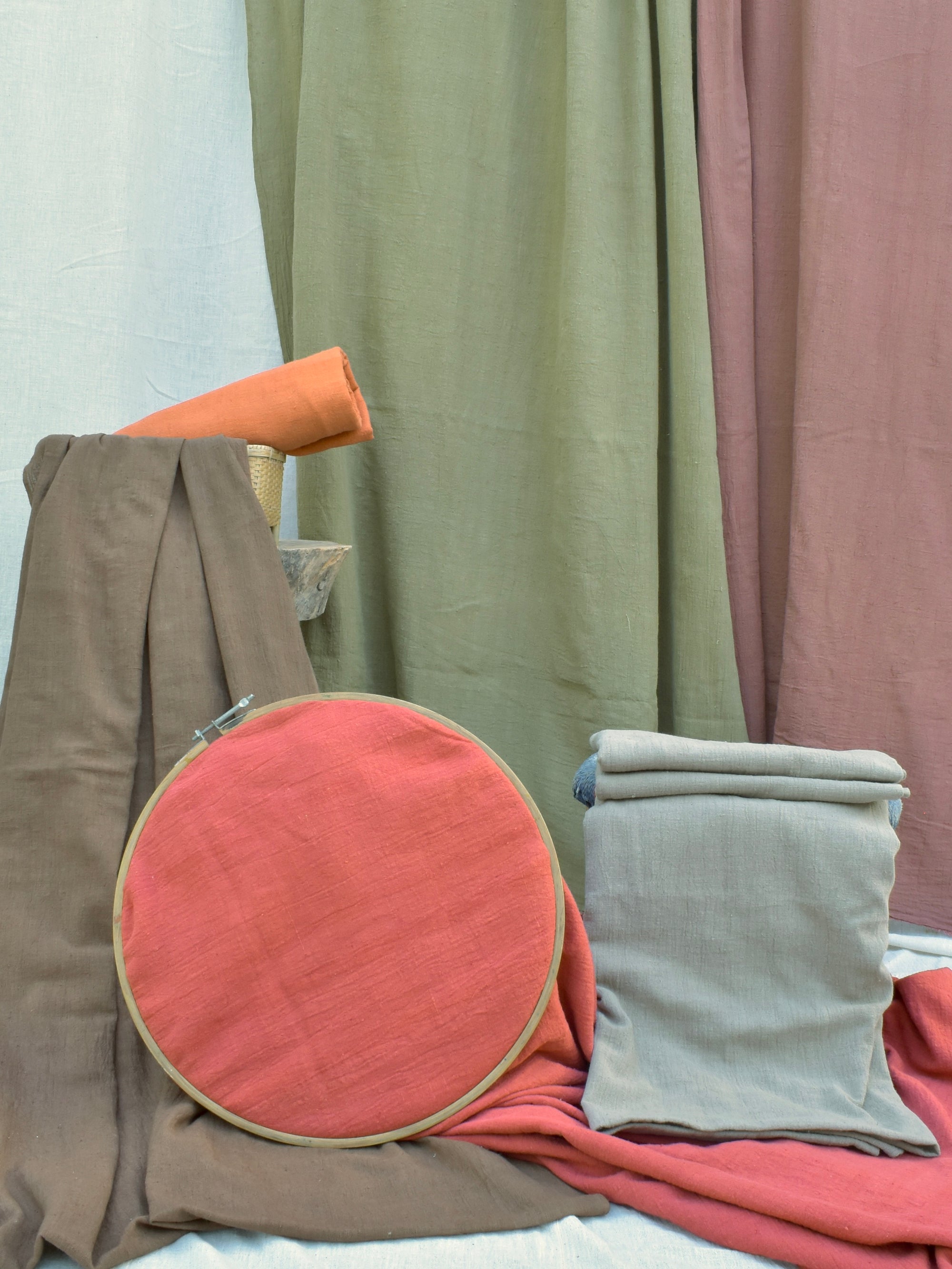 Handwoven Organic Cotton Fabrics