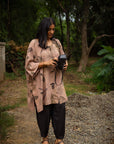 Surmai Eco-printed Kaftan Shirt