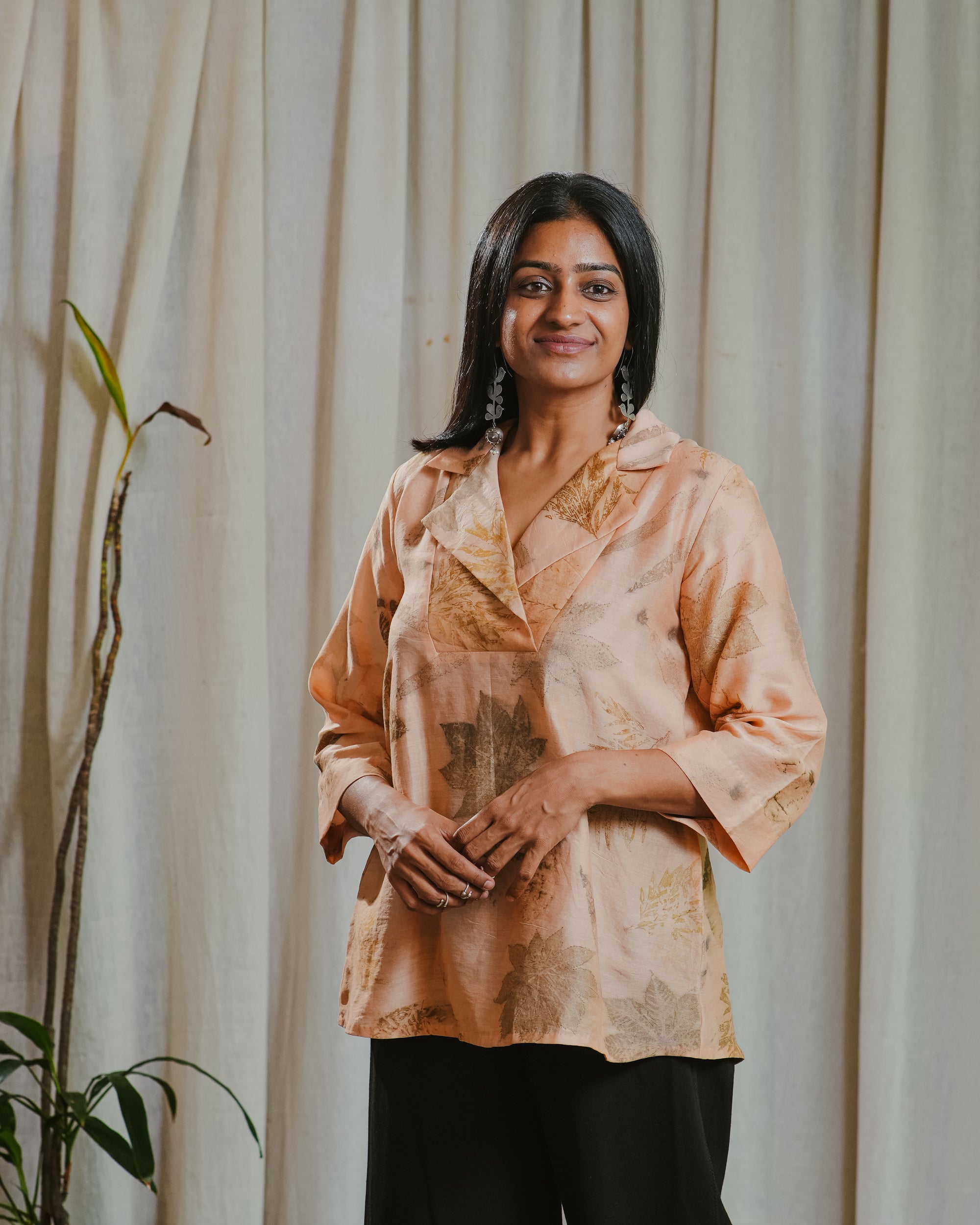 Nilofer Chanderi Top