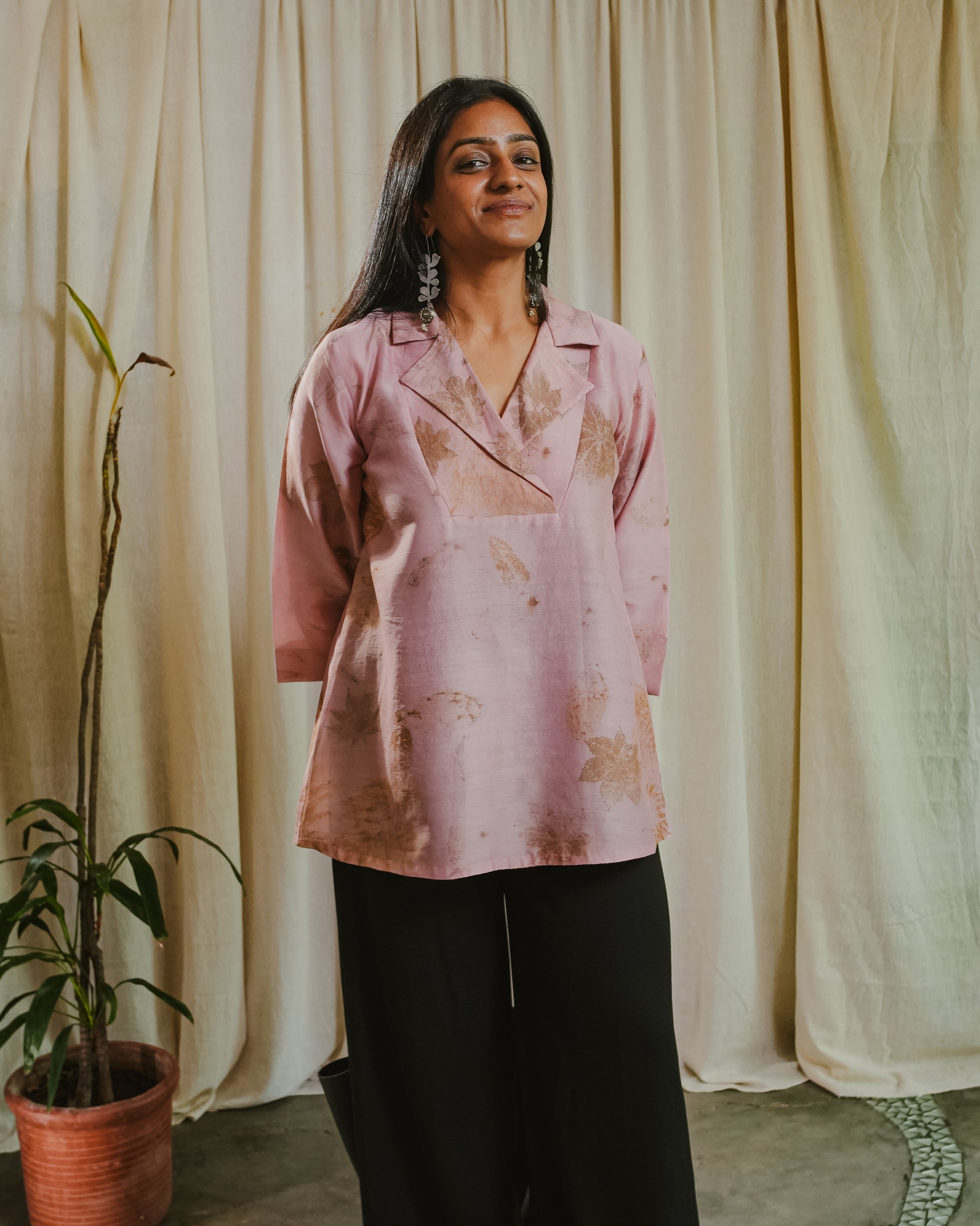 Nilofer Chanderi Top