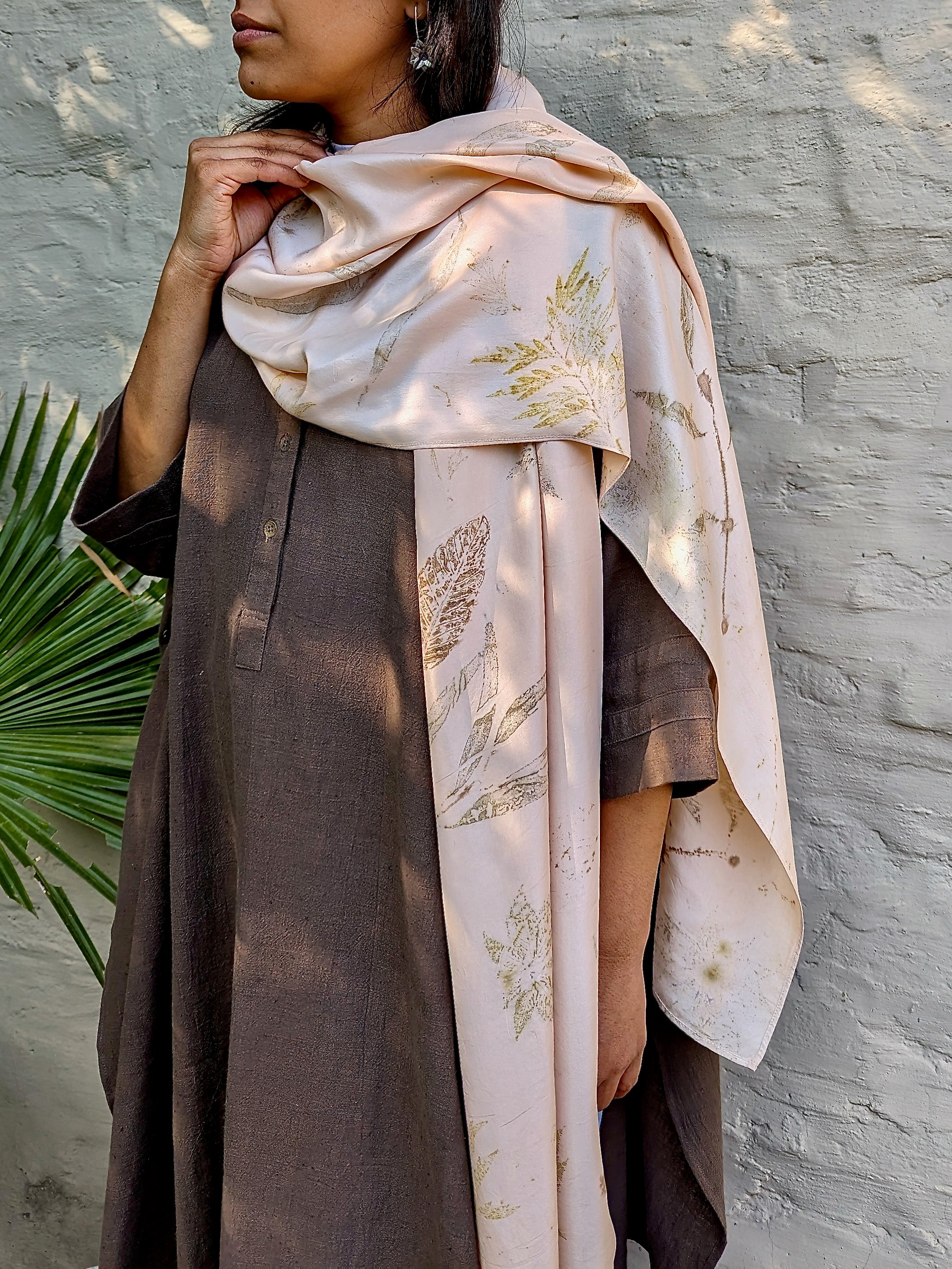 Eco-printed Silk Scarves