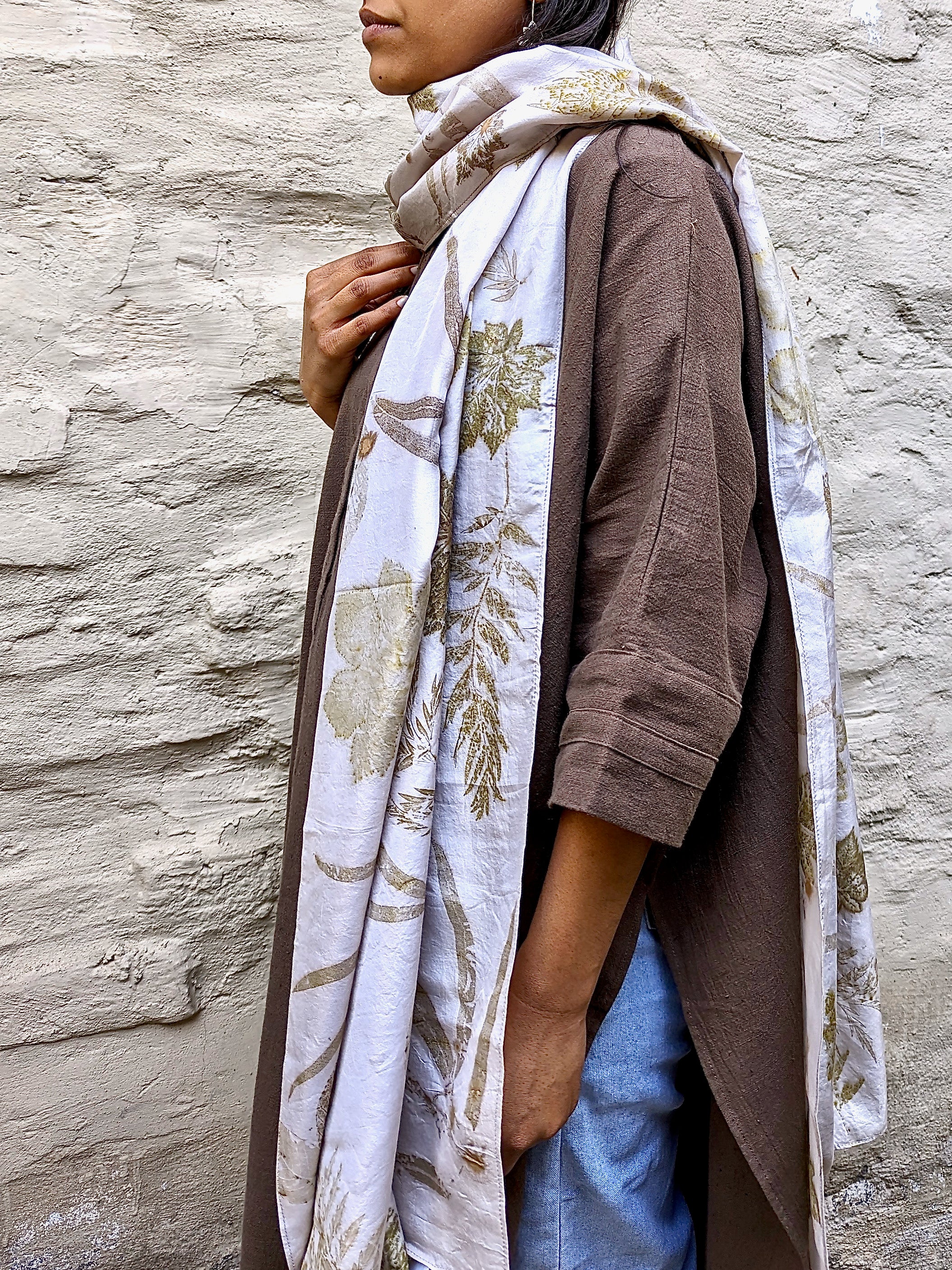 Eco-printed Silk Scarves