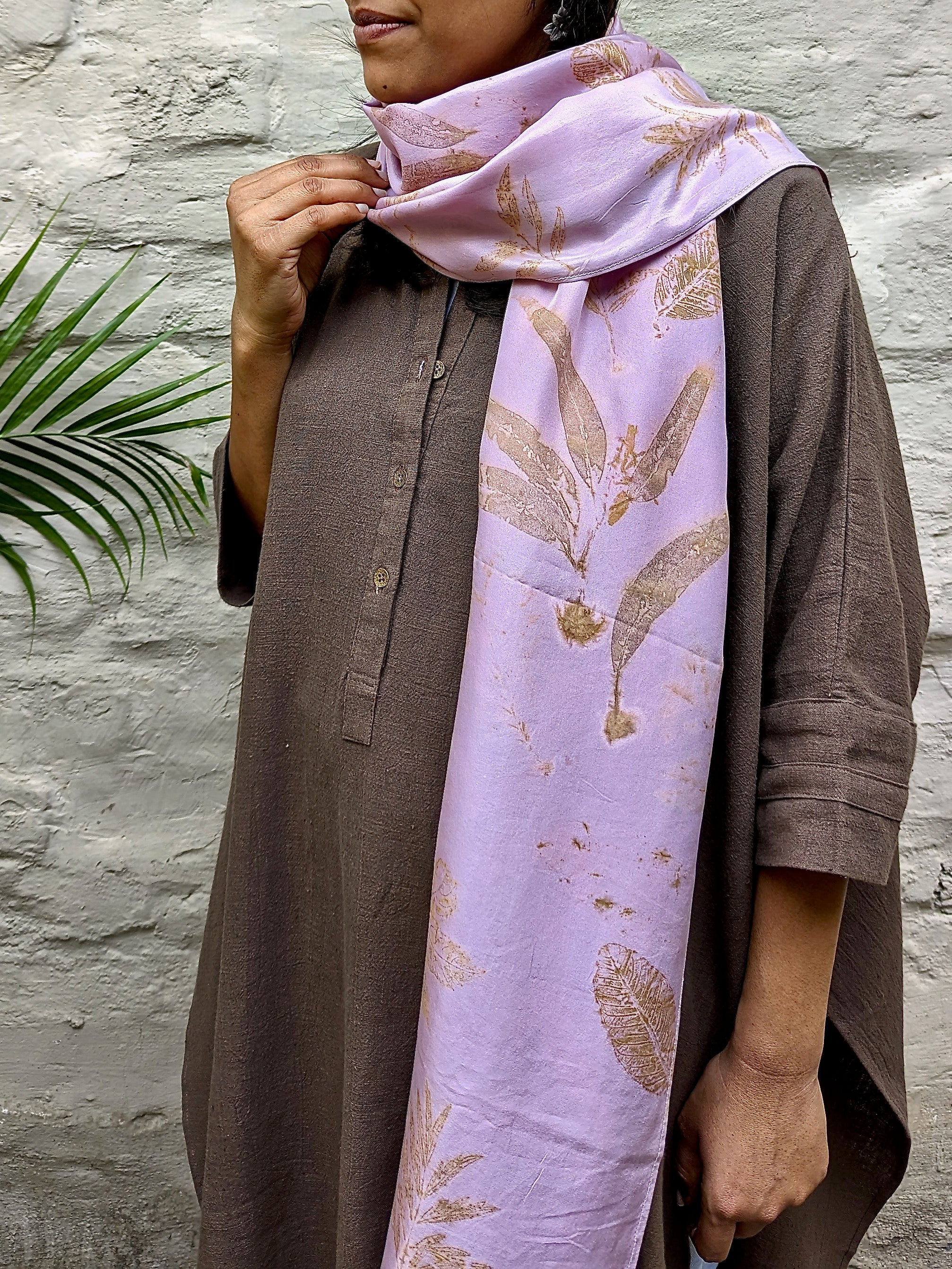 Eco-printed Silk Scarves