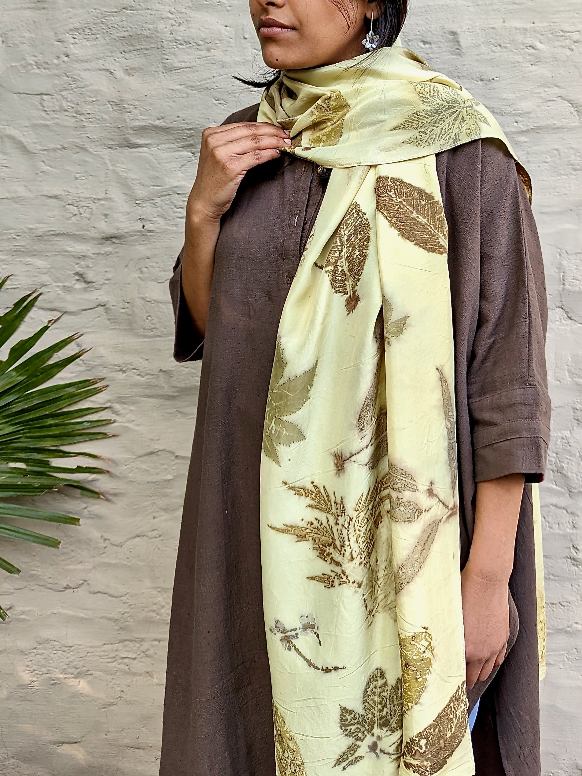 Eco-printed Silk Scarves