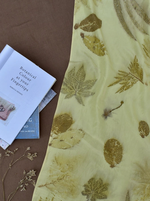 Eco-printed Silk Scarves