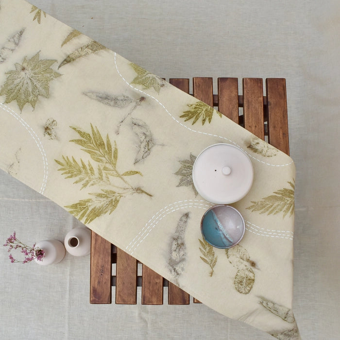 Eco-printed Table Runner