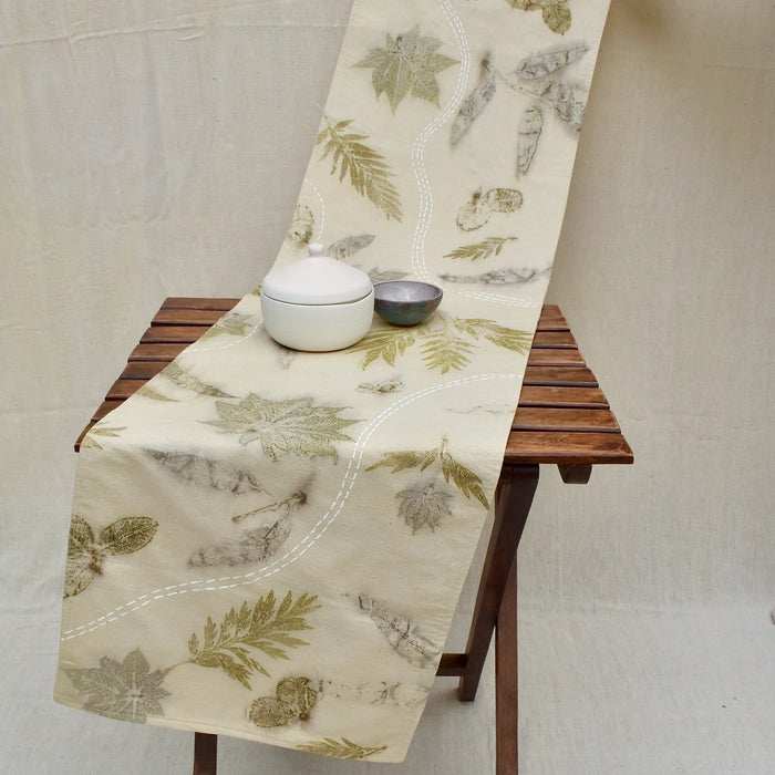 Eco-printed Table Runner