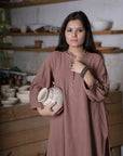 Parijat Earth Kurta